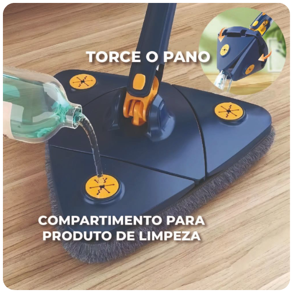 Mop Triangular Giratório 360°